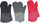 Doreza furre Wenko Oven Gloves, silikon, set 2 copë, gri me pika të bardha