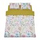 Set çarçafësh KS Bed Linen Microfiber Flowers, king size, mikrofibër, me lule