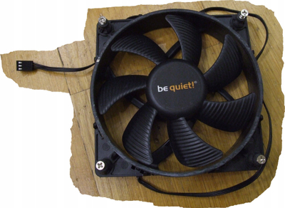 Ventilator kasë be quiet SilentWings, 120mm, 3 pin, i zi