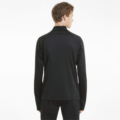 Bluzë sportive Puma Teamliga Quarter Zip Fleece, për meshkuj, e zezë