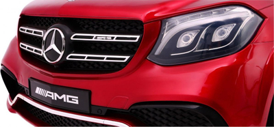 Makina elektrike për kalamaj Mercedes-Benz AMG GLS63, dy ulëse, me telekomandë 2.4GHz, e kuqe