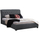 Shtrat ODALYS HM549.11, 150x200 cm, material velvet, gri