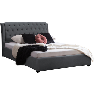 Shtrat ODALYS HM549.11, 150x200 cm, material velvet, gri