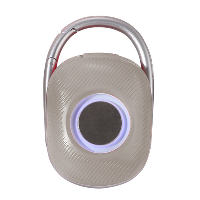 Altoparlant portativ Techly Mini Wireless Speaker BT V5.3, LED shumëngjyrëshe, funksion hands free, gri