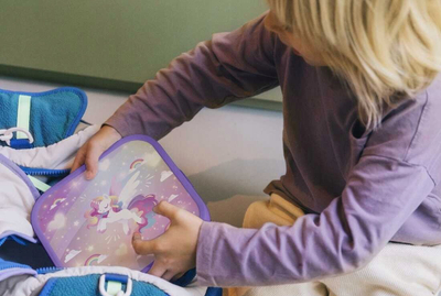 Kuti dreke PAW Patrol për goca, bento, e madhe, rozë