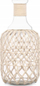 Shishe dekorative Gift Decor, xham transparent, thurje kordoni, bezhë