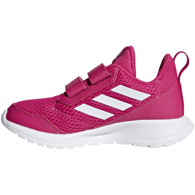 Atlete për kalamoj Adidas AltaRun CF, Cloudfoam, me shirit ngjitës, të bardha
