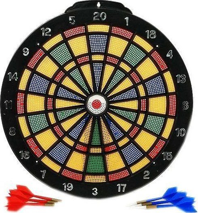 Loja me darts Adar, 34x31x2.5cm, plastikë, shumëngjyrëshe