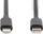 Kabllo spiral karikimi Digitus USB C në Lightning, 20W, 1m, e zezë