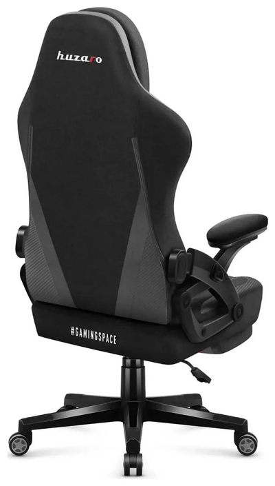 Karrige gaming Force 4.6 Carbon, ergonomike, me këmbëmbajtëse, e zezë gri