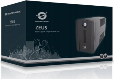 UPS Conceptronic ZEUS 850VA 480W, IEC, i zi