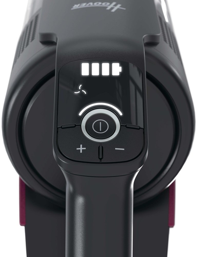 Fshesë me korrent vertikale Hoover HF610HX 011, pa kabllo, 40 min, 0.7L, e zezë