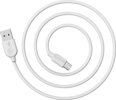 Kabllo karikimi dhe të dhënash Borofone BX14 LinkJet, USB A në USB C, 18W, 1m, e bardhë