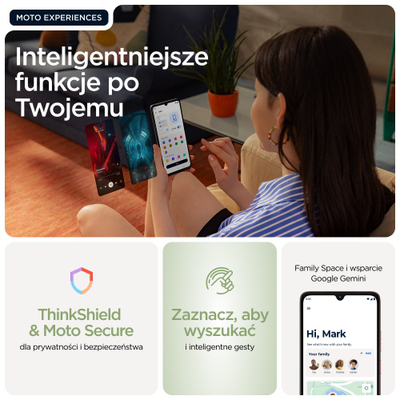 Телефон Motorola Moto G06, 6.88\", 4GB 128GB, 4G, зелен