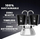 Xhezve për induksion Bialetti Mini Set, 2 filxhanë, alumin, e zezë