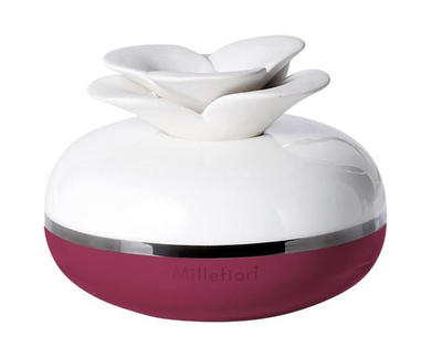 Difuzer aromatik Millefiori Milano Air Desing Flower, i bardhë/kuq