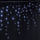 Perde dekorative LED stalaktit, 120 LED, programues, 2m, e bardhë e ftohtë