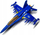 Aeroplan lodër Pro Kids DS-04, metal die cast, me mekanizëm pull back, blu
