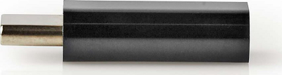 Adapter USB Type C në Micro USB 2.0, 3.1, i zi