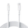 Kabllo Aukey, Lightning / USB C, 1.8 m, e bardhë, e zezë