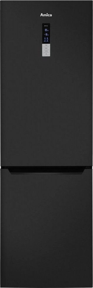 Frigorifer konjelës Amica FK3776.2DFZHC, No Frost, 356L, inox i zi