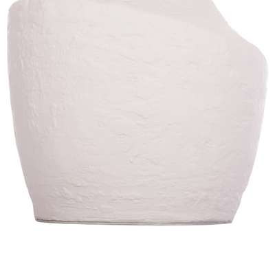 Tavolinë ndihmëse Rebon HM18156.02L, fiber cement, Ø40x56.5 cm, e bardhë