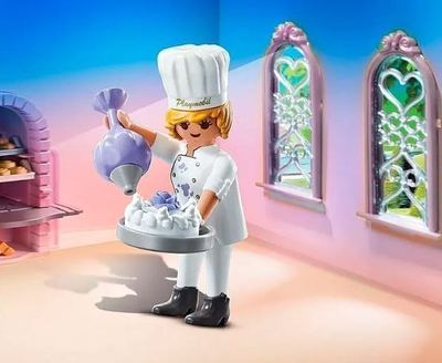 Figurinë loje Playmobil Playmo Friends, pastiçier 70813, set me 5 pjesë, për kalamaj 4-10 vjeç, e bardhë
