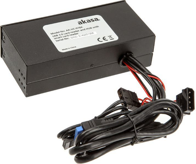 Lexues kartash Akasa AK-HC-07BK InterConnect EX 5.25\", i zi