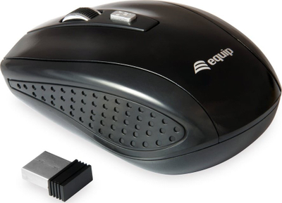 Maush wireless Equip Optical Travel Mouse 245104, 1600 DPI, RF, i zi
