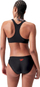 Bikini për femra Speedo Colourblock Splice 2.0, dy pjesë, sportive, i zi me të kuqe