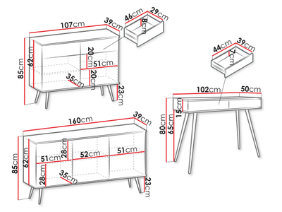 Set mobilie ORO MDF 1