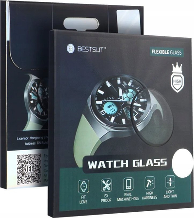Xham mbrojtës Bestsuit Flexible, për Apple Watch Series 9 45mm, hibrid, transparnet