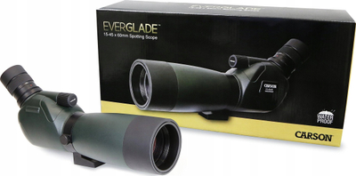 Teleskop vëzhgimi Carson EverGlade SS-560, 15-45x, 60mm, i zi gri