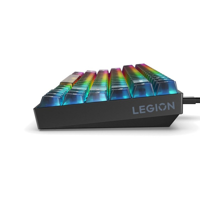 Tastierë gaming Lenovo Legion K510 Mini Pro, me kabllo, RGB, US English, e zezë