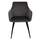 Kolltuk Latrell 55x57x84Hcm (HM8582.01), gri/ zezë