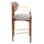 Stol bari Sirus Plus 52×59×101 Hcm (HM18147.04), ari/ gri