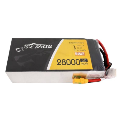 Bateri droni Tattu GRP6292208, 22.2V 28Ah 6S1P, 5C, e zezë