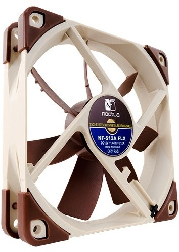 Ftohës Noctua NF-S12A FLX, 120 mm, i kaftë - bardhë