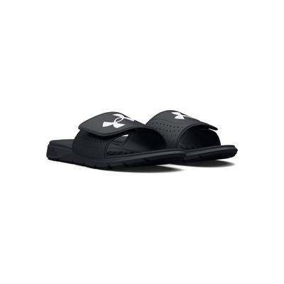 Sandale burrash Under Armour Ignite Pro Slide, shkumë memorie, rrip i rregullueshëm, të zeza
