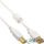 Kabllo USB InLine 34505W, USB A në USB B, 0.5 m, e bardhë