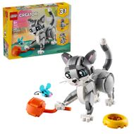 Set ndërtimi Lego Creator 31163 Playful Cat, 3 në 1, shumëngjyrësh