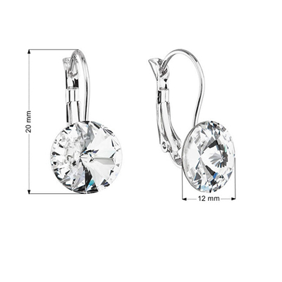 Vathë për femra Evolution Group Swarovski 51002.1, të argjendtë