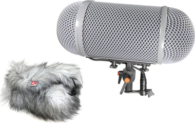 Komplet windshield stereo Rycote WS AE ORTF MZL, për mikrofonë, gri