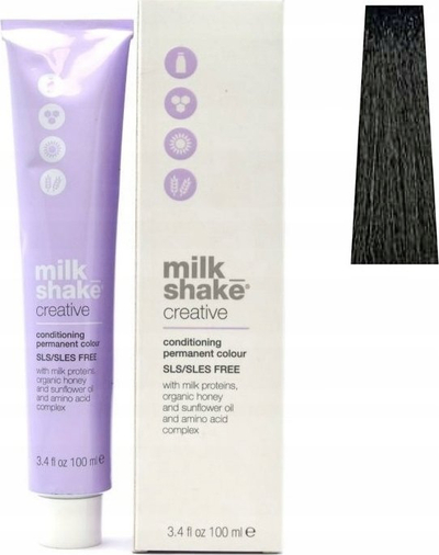 Bojë flokësh Milk Shake Creative, 3.03NN Dark Brown, 100 ml
