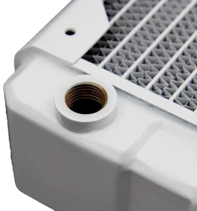 Radiator ftohës Hardware Labs Black Ice Nemesis GTX 240, 240mm, për 2 ventilatorë 120mm, i bardhë satin