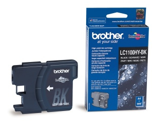 Ngjyrë për printer Brother LC-1100HYBK, 900 faqe, 21.6ml, e zezë
