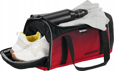 Çantë sportive Coocazoo Sports Bag Blazing Fire, me ndarje të shumta, material i qëndrueshëm, shumëngjyrëshe