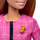 Kukull Barbie Future Leader, flokë bjonde, me aksesore, rozë e zezë