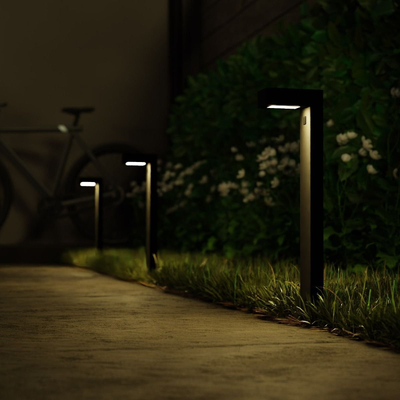 Set ndriçimi i jashtëm Hombli Smart Pathway Light Starter Kit, 3 copë, IP65, i zi