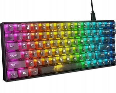 Tастатура за гејминг Lenovo Legion K510 Mini Pro, со кабел, распоред US English, со RGB осветлување